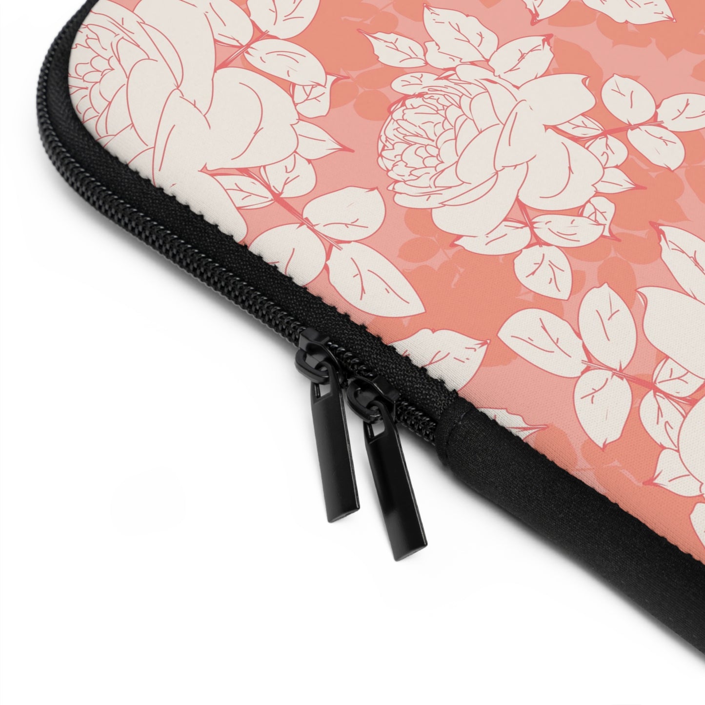 Peach and Cream Roses Laptop Sleeve