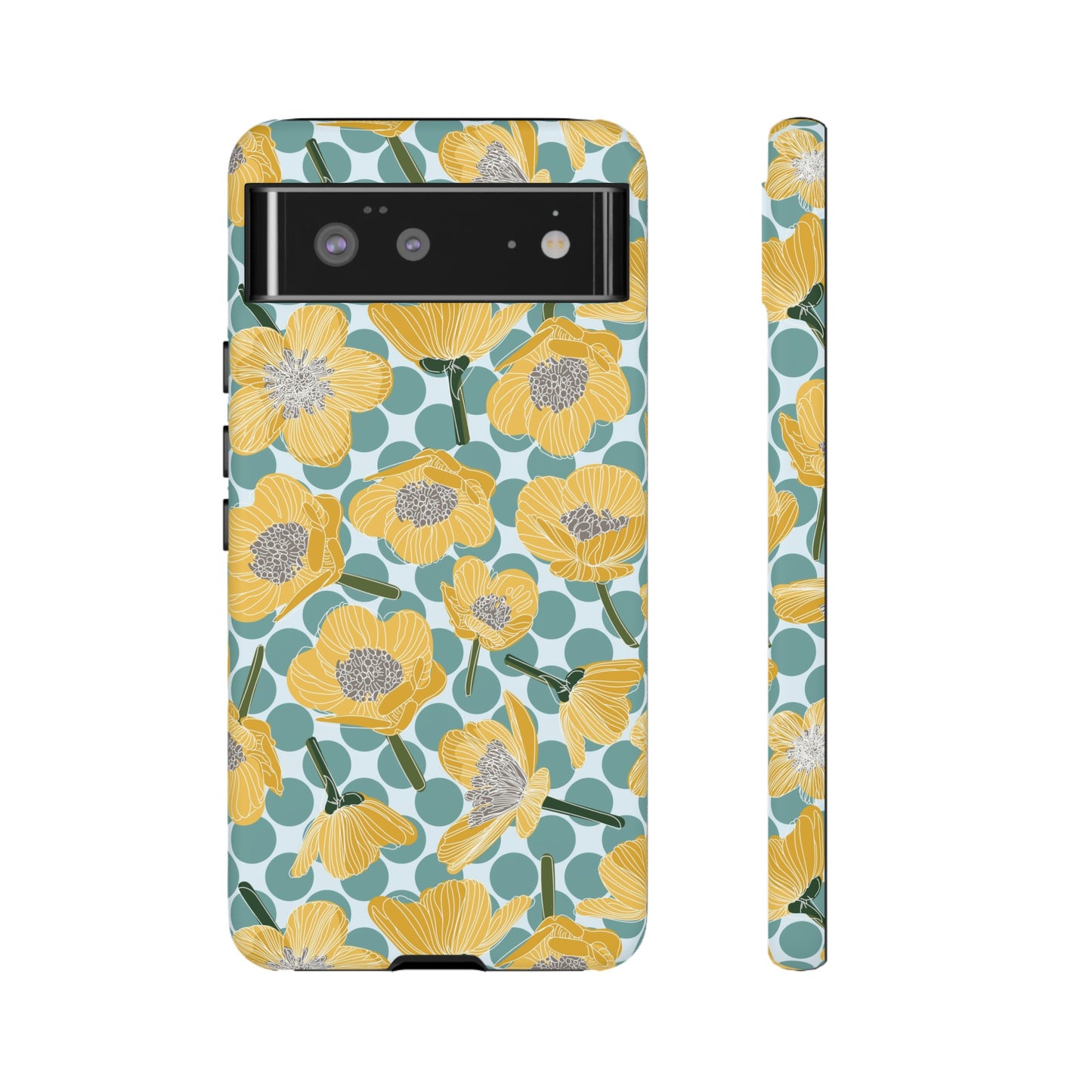 Buttercups and Polka Dots Tough Cases for Google Pixel