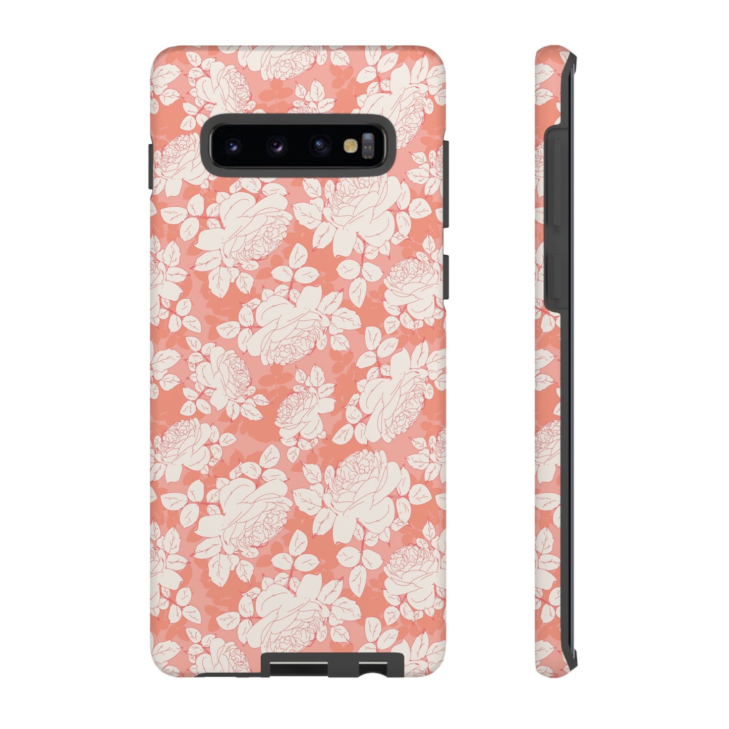 Peach and Cream Roses Tough Cases for Samsung