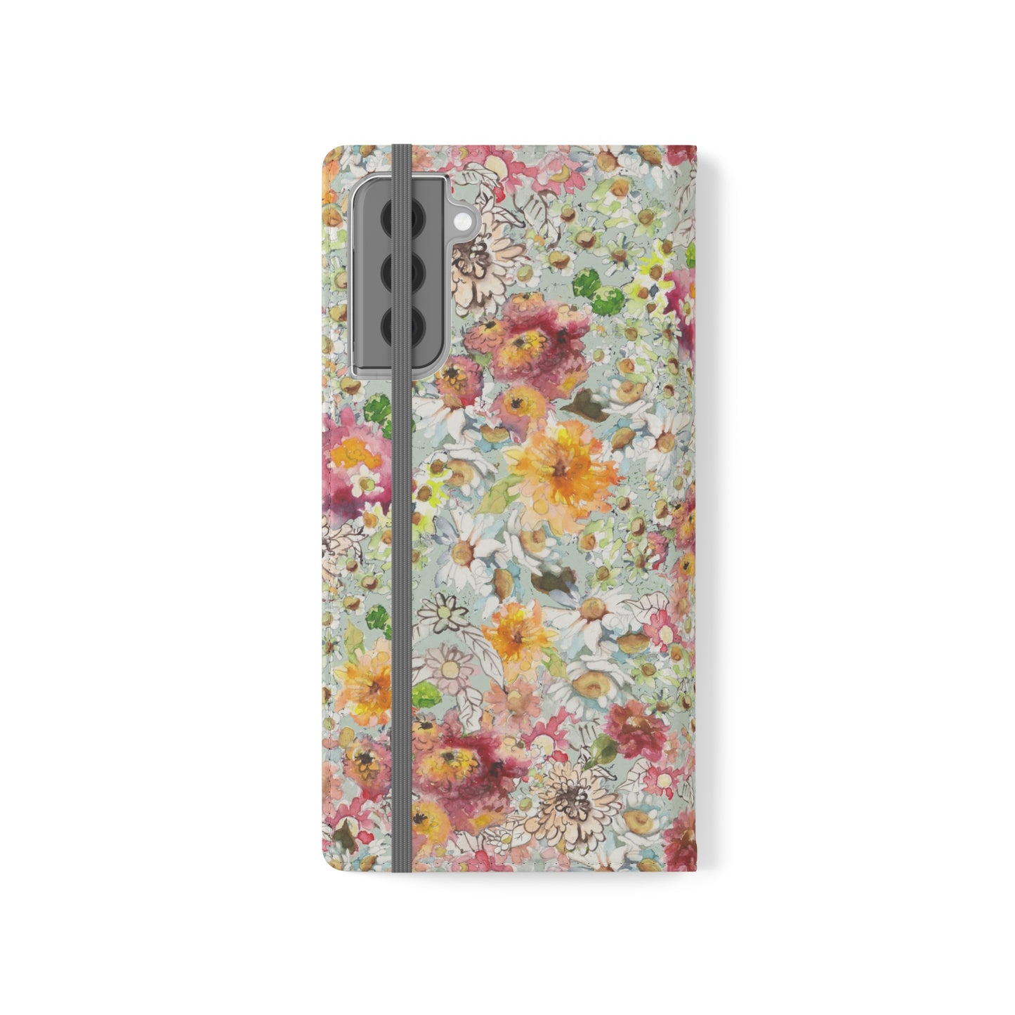 Farmhouse Floral Flip Cases for Samsung