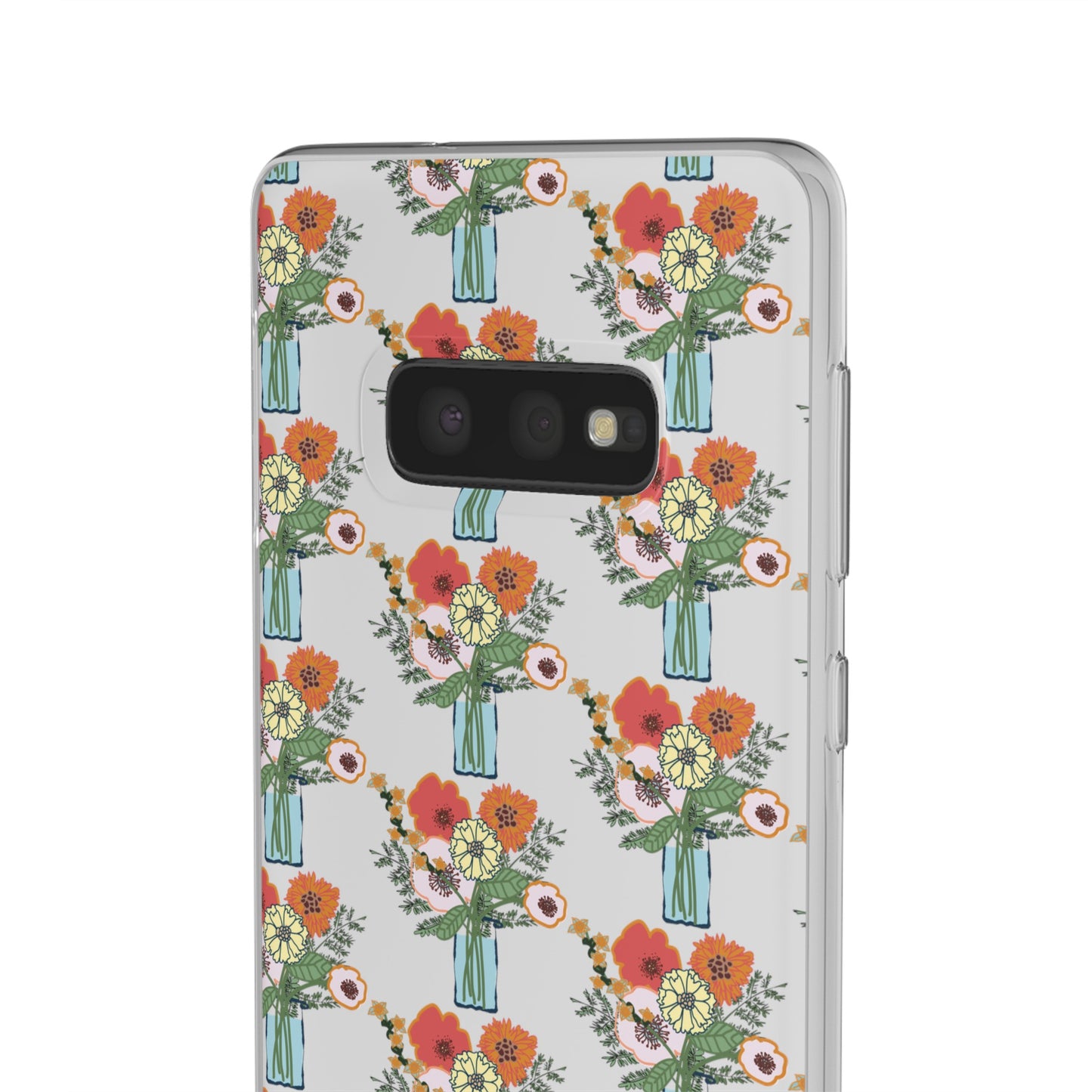 Colorful Flowers in a Vase Flexi Cases for Samsung