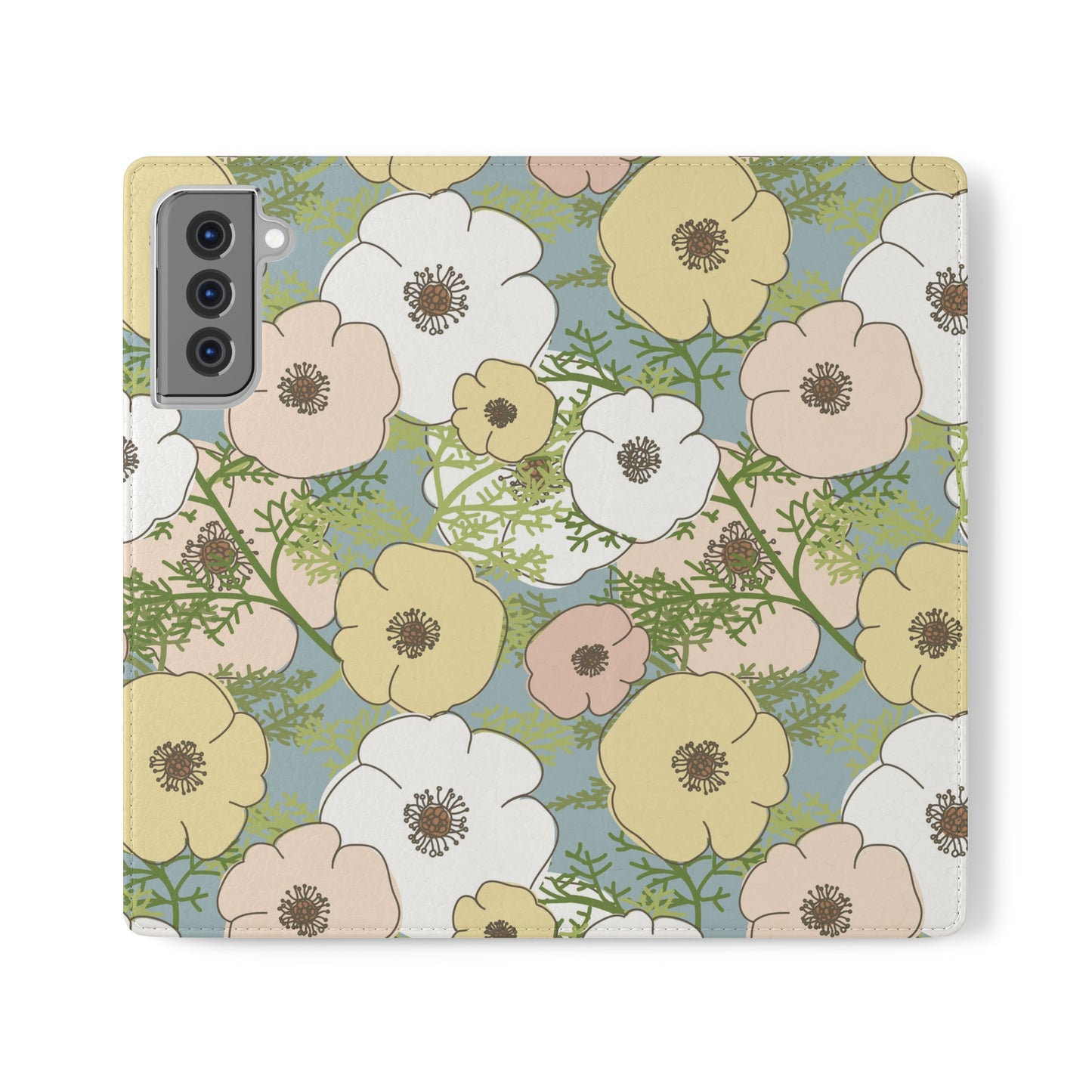 Playful Poppies Flip Cases for Samsung