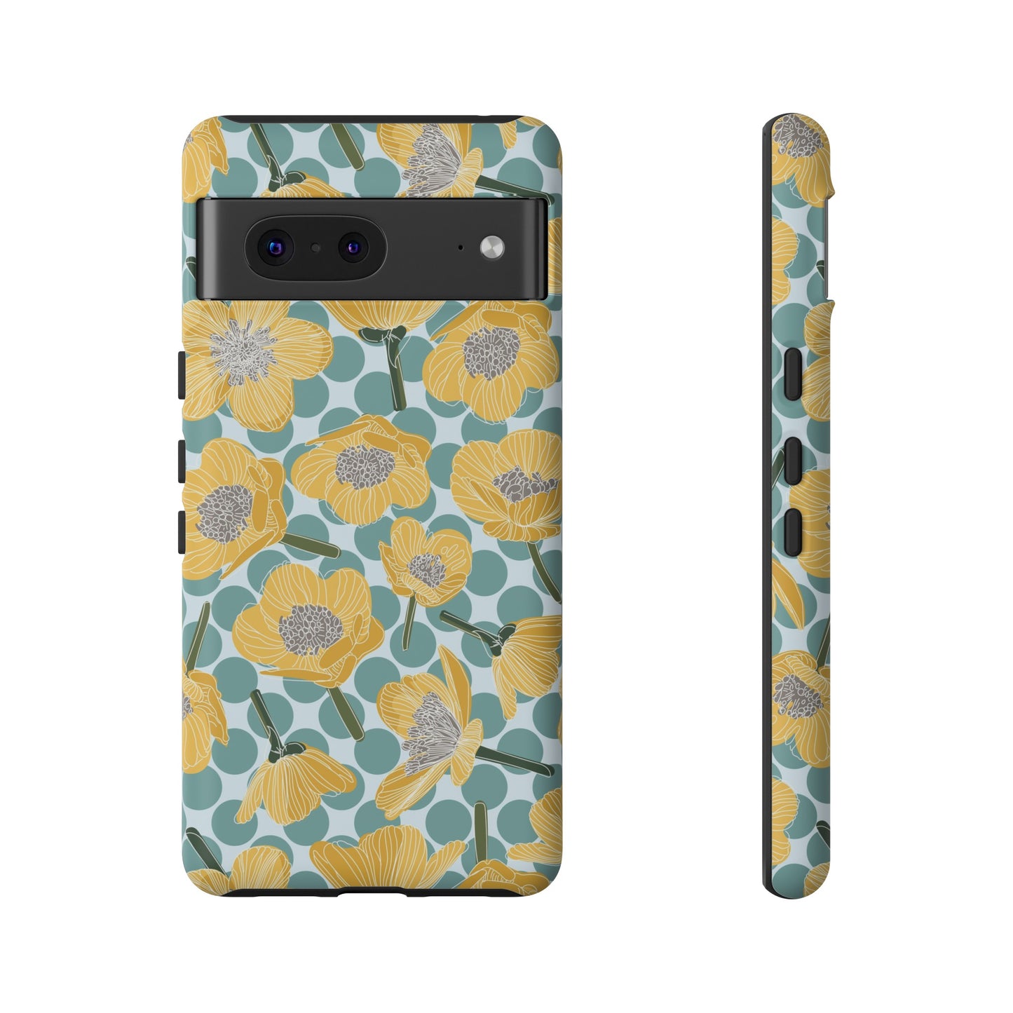 Buttercups and Polka Dots Tough Cases for Google Pixel