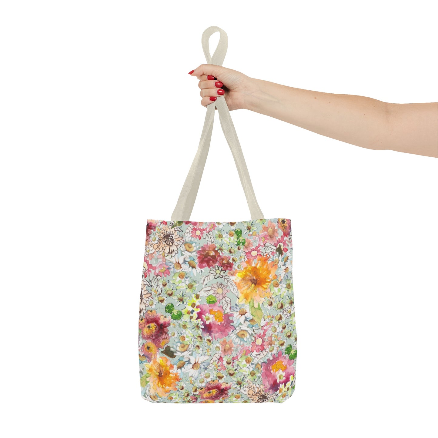 Farmhouse Floral Tote Bag