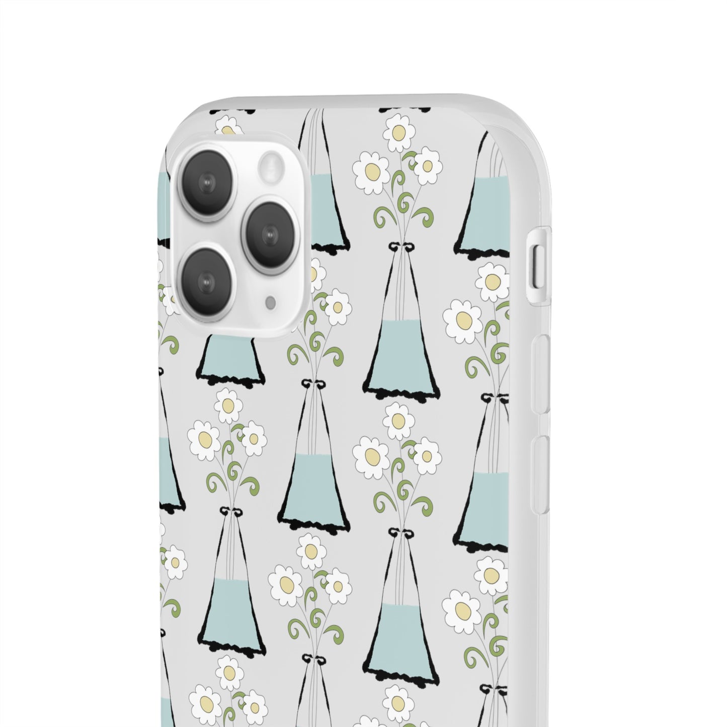 Daisies in a vase Flexi Cases for iPhone