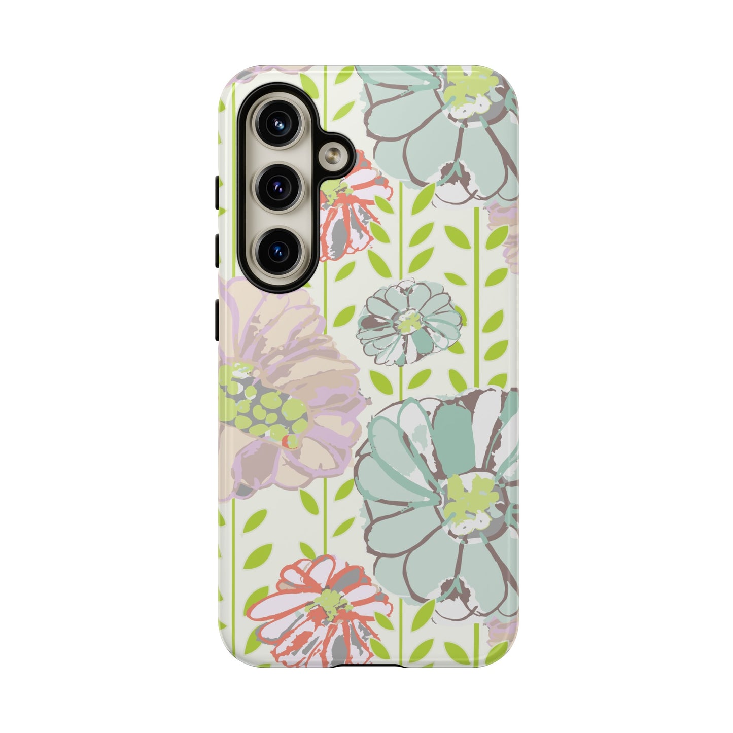 Soft Watercolor Floral Tough Cases for Samsung