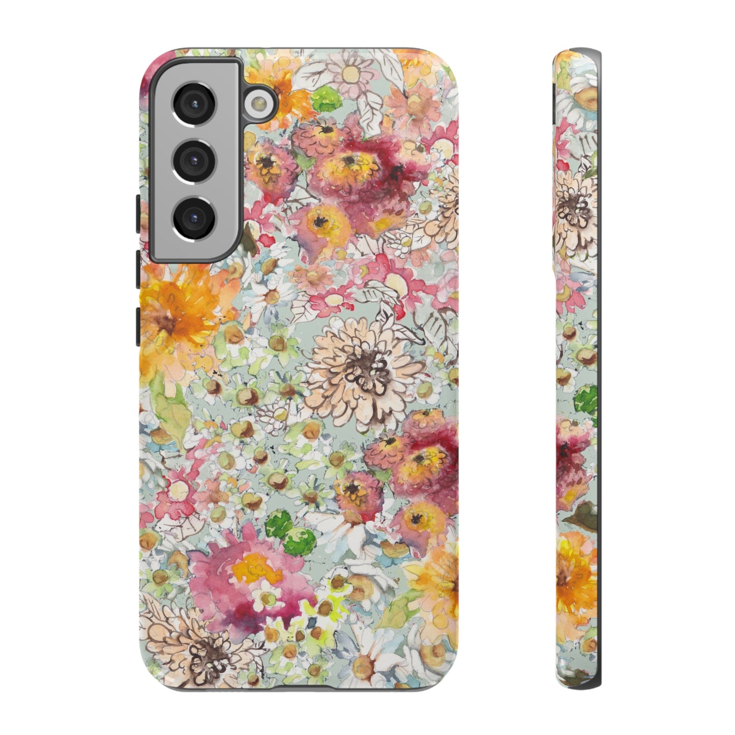 Farmhouse Floral Tough Cases for Samsung