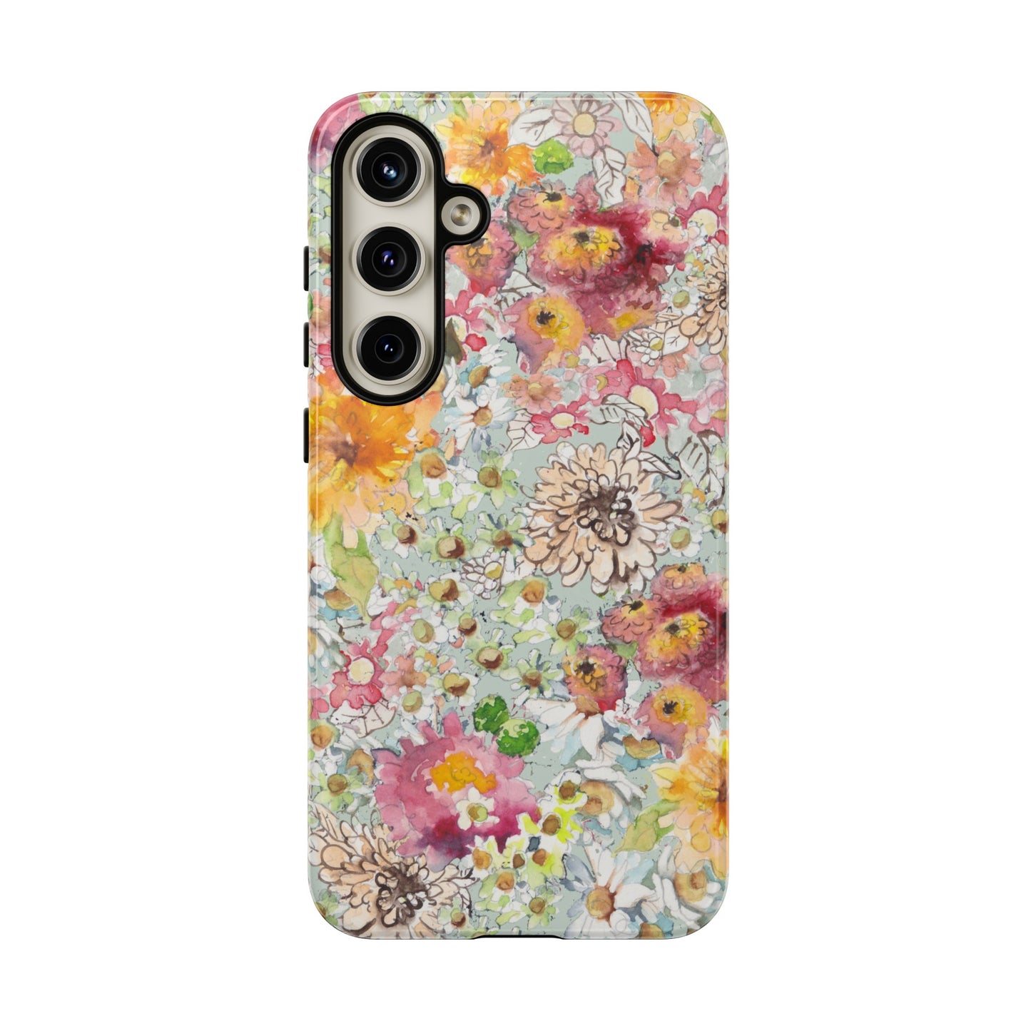 Farmhouse Floral Tough Cases for Samsung