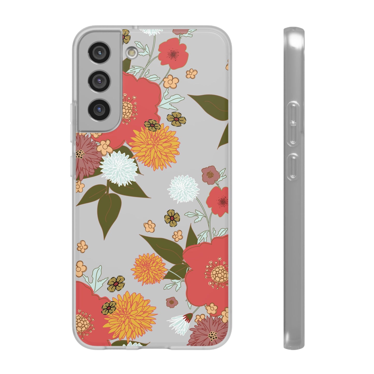 Flowers Flexi Cases for Samsung