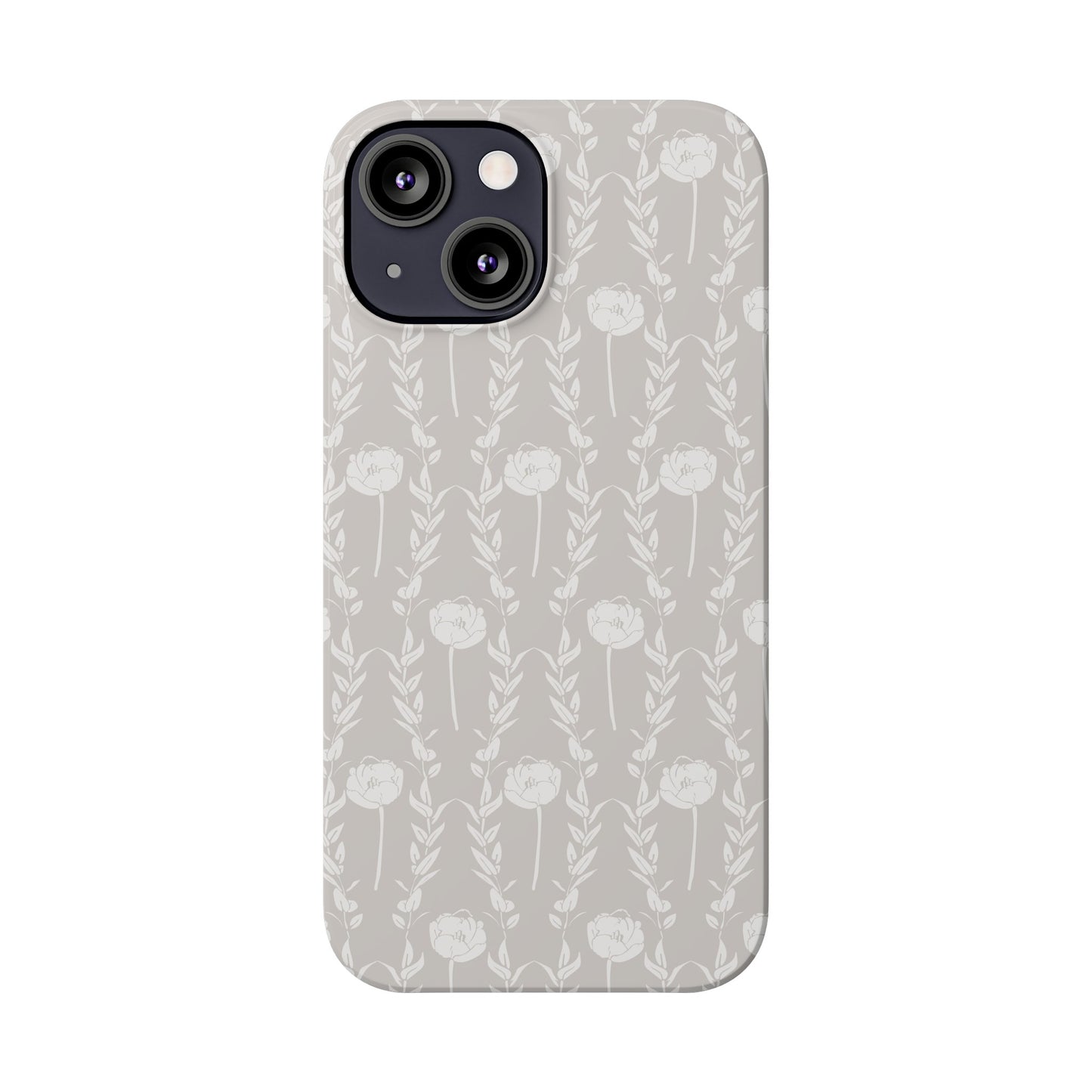 New Nouveau in Gray Slim Phone Cases