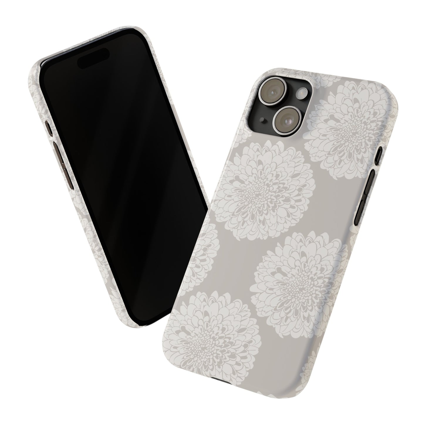 New Nouveau in Gray Slim Phone Cases