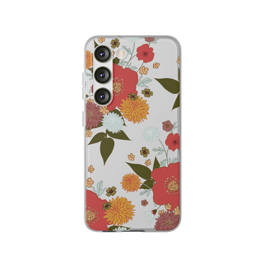 Flowers Flexi Cases for Samsung