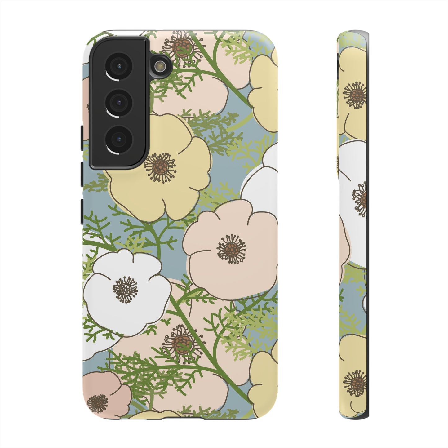 Playful Poppies Tough Cases for Samsung