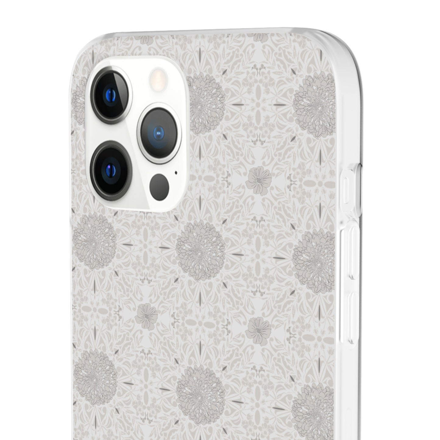 New Nouveau in Gray Flexi Cases for iPhone