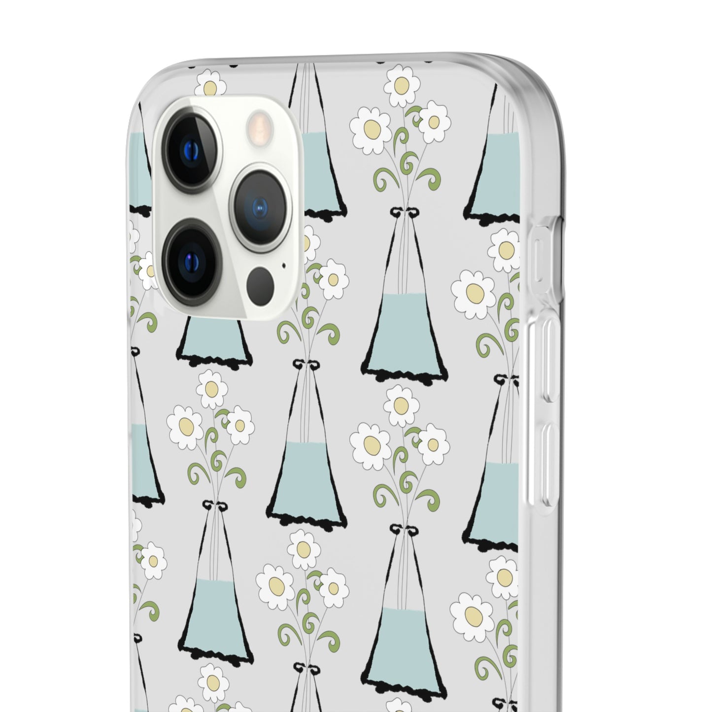 Daisies in a vase Flexi Cases for iPhone