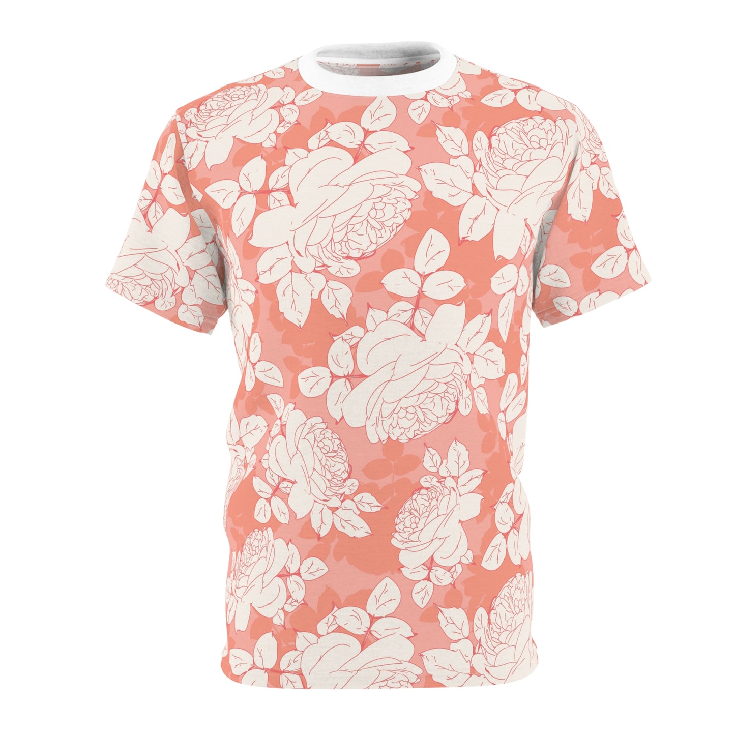 Peach and Cream Roses Tee