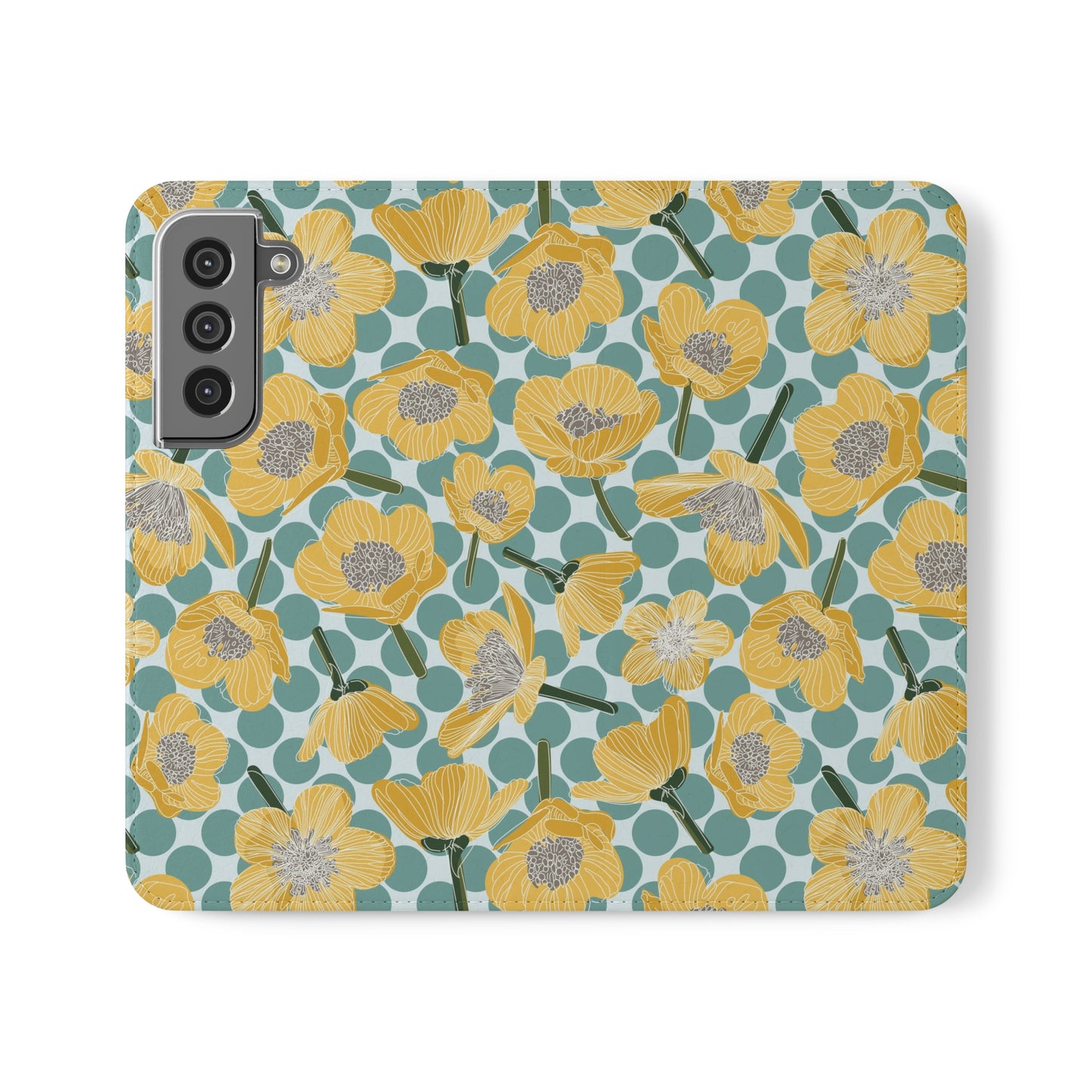 Buttercups and Polka Dots Flip Cases for Samsung