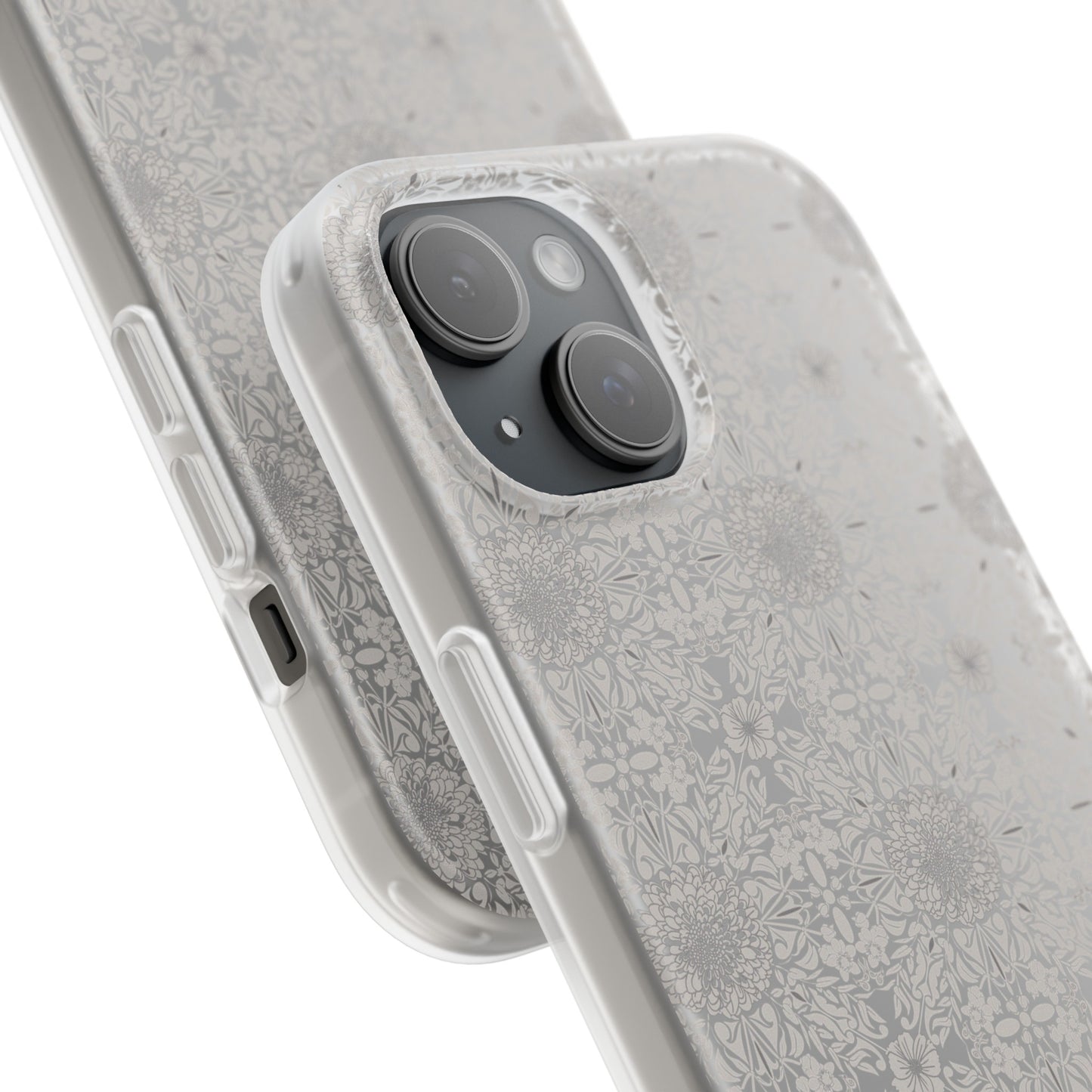 New Nouveau in Gray Flexi Cases for iPhone