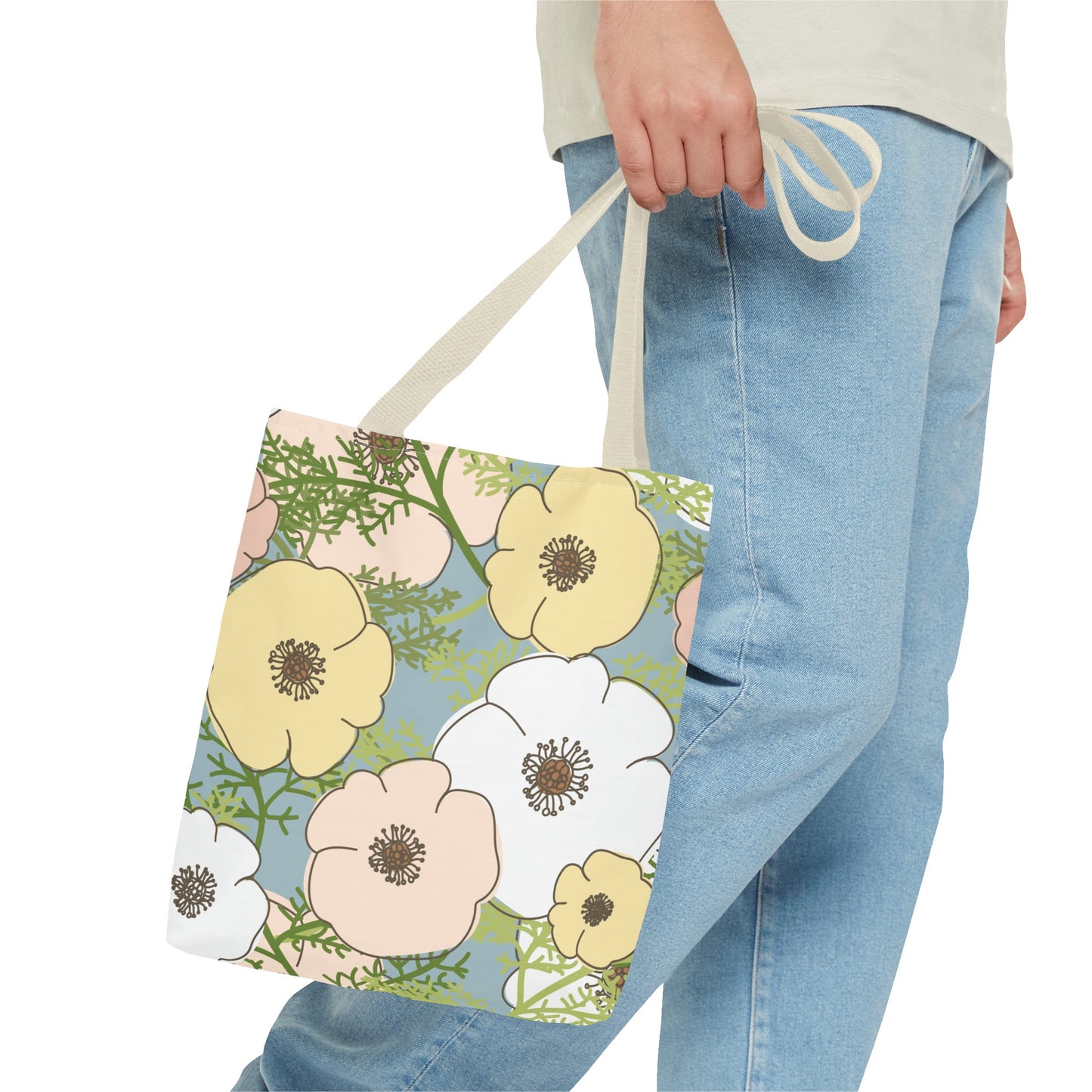 Playful Poppies Tote Bag