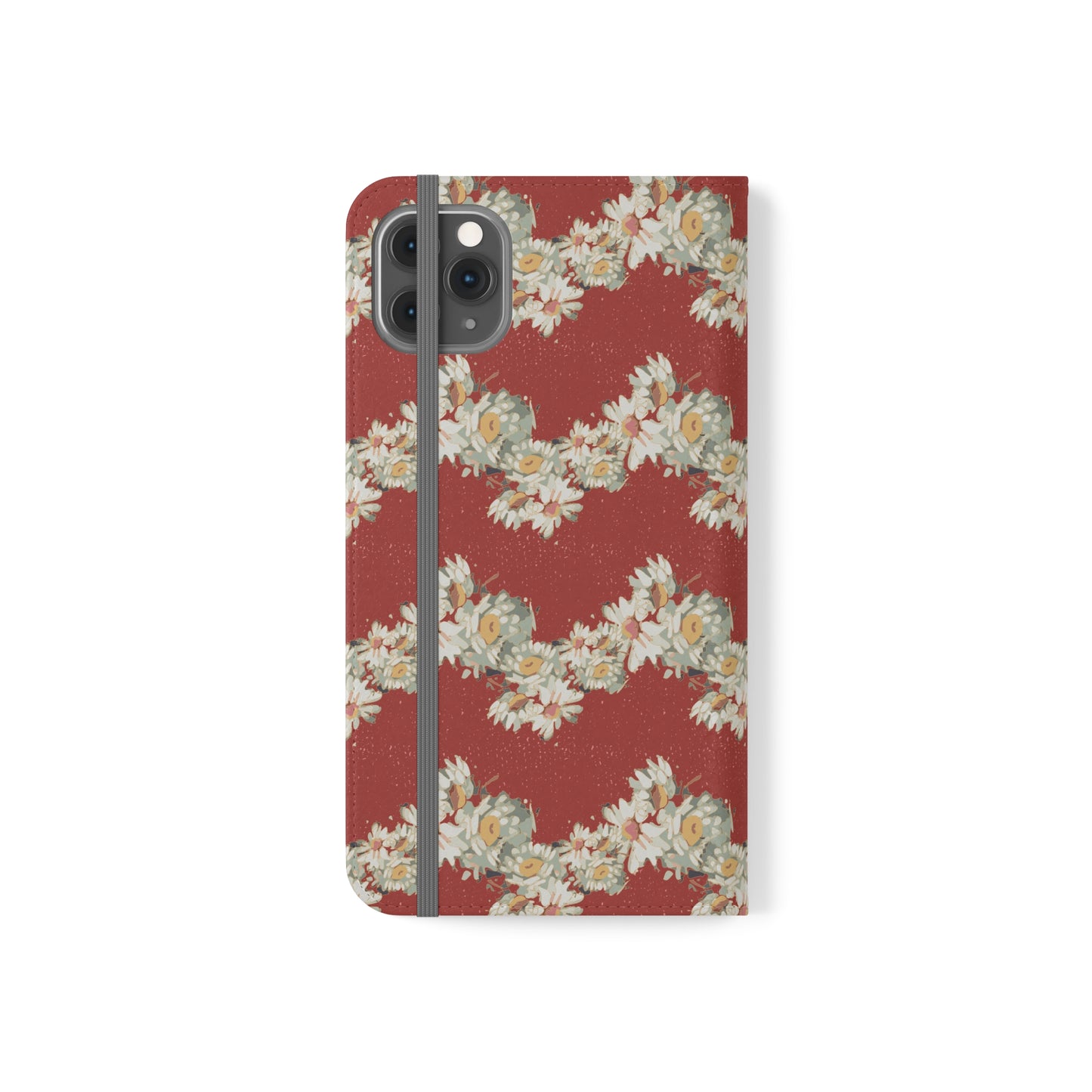 Daisies Stripe Flip Cases for iPhone