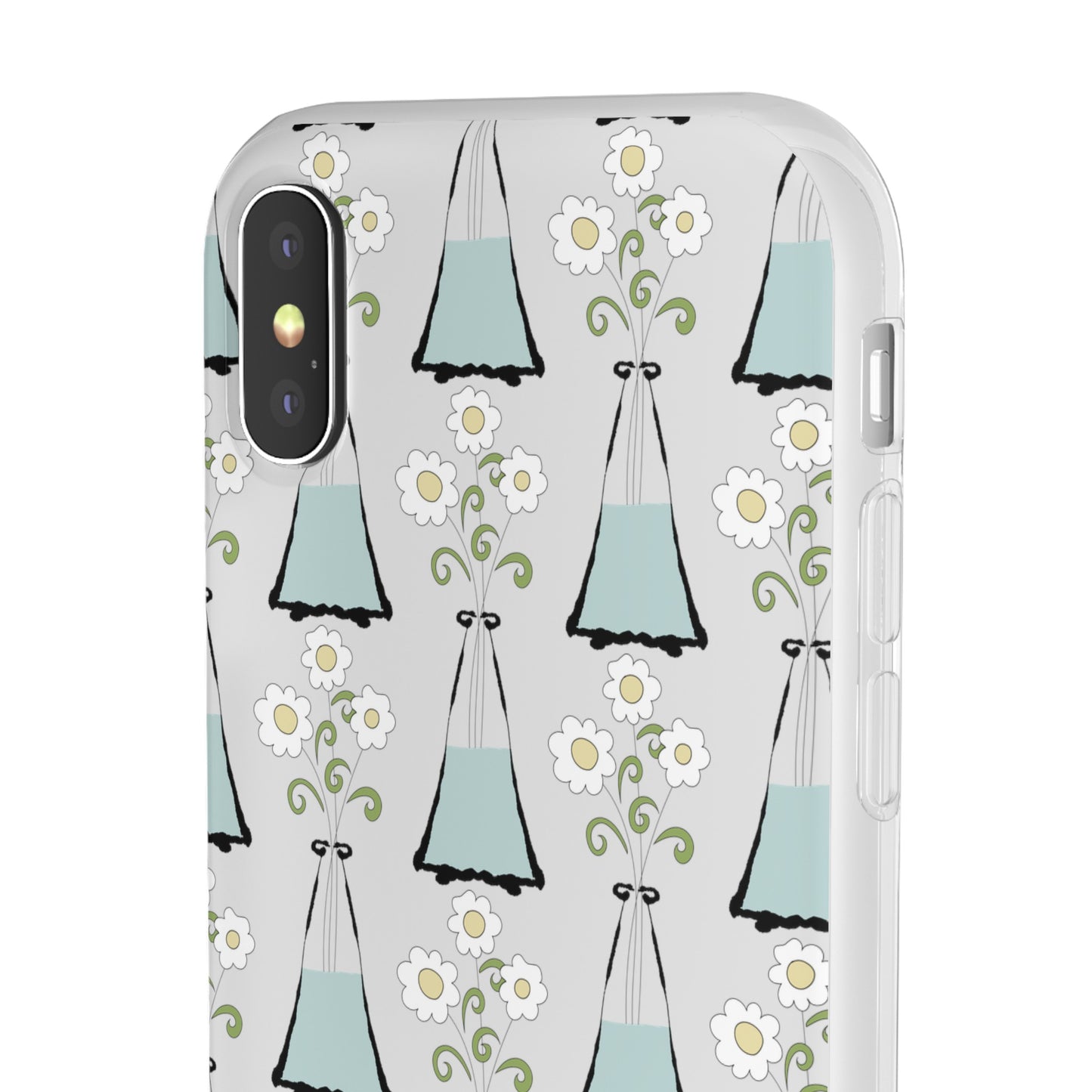 Daisies in a vase Flexi Cases for iPhone