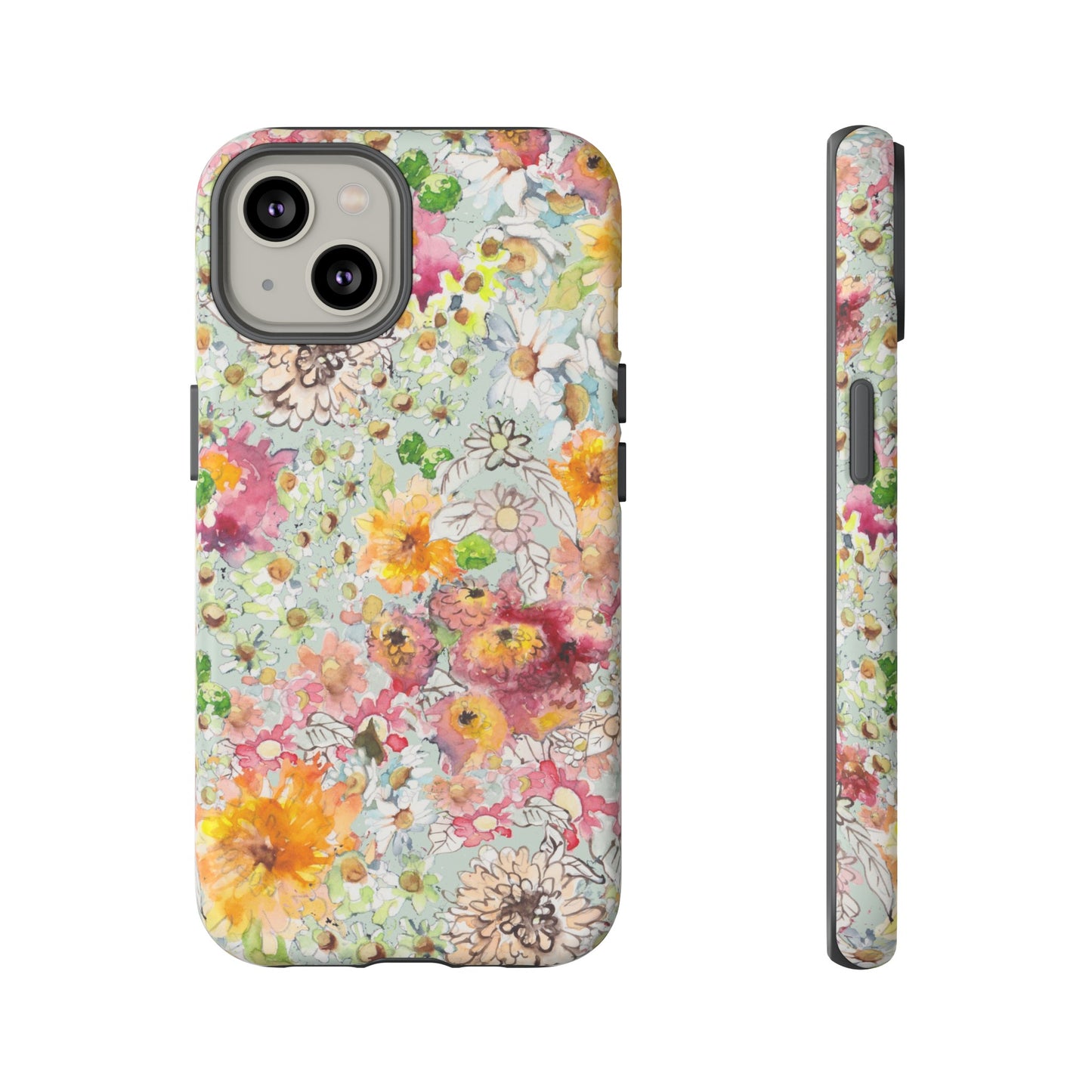 Farmhouse Floral Tough Cases for iPhone