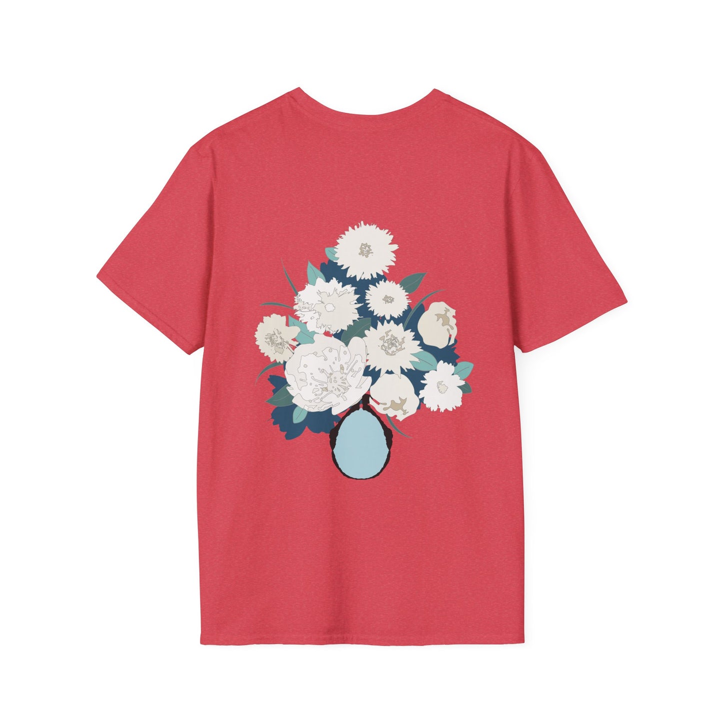 White Flowers Softstyle T-Shirt