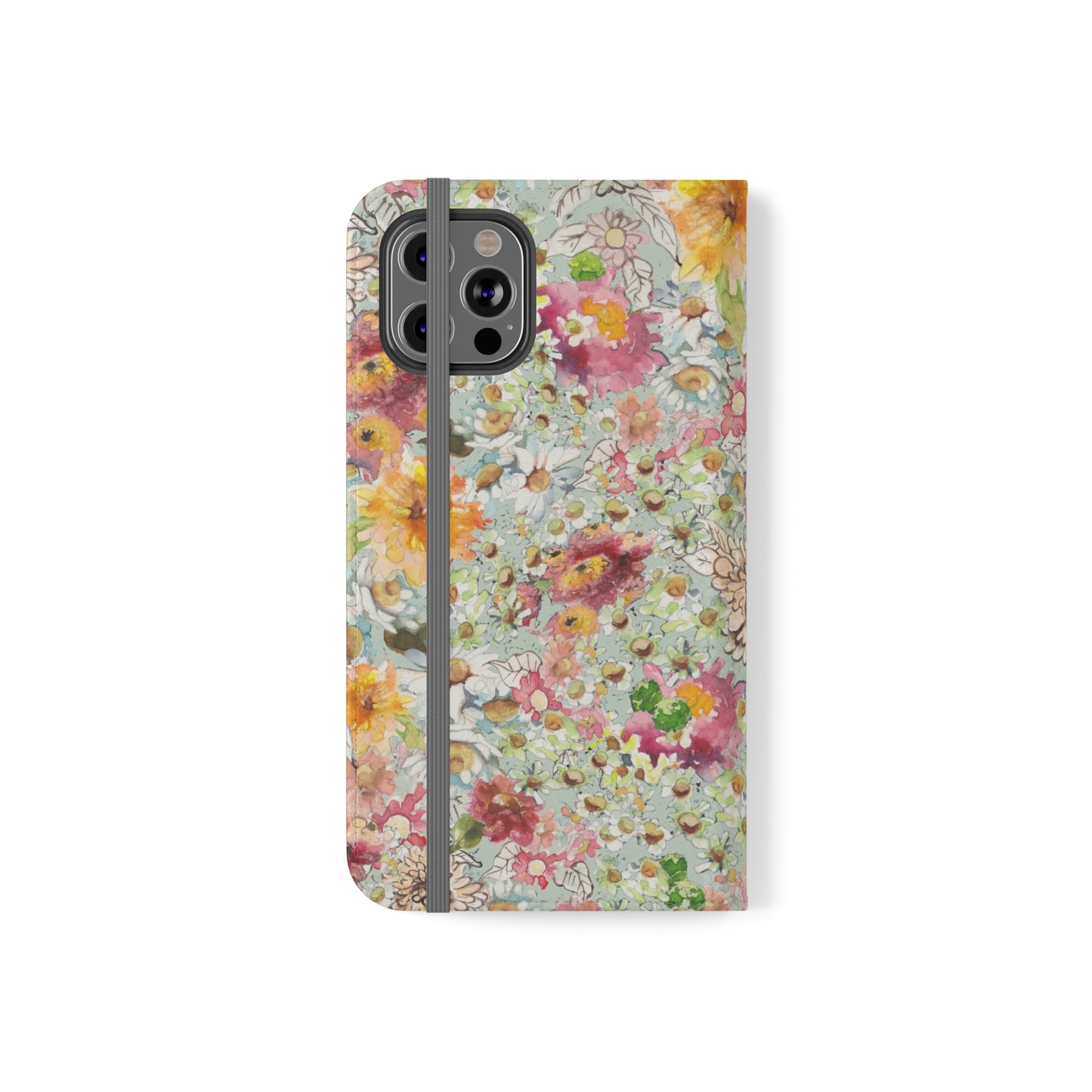 Farmhouse Floral Flip Cases for iPhone