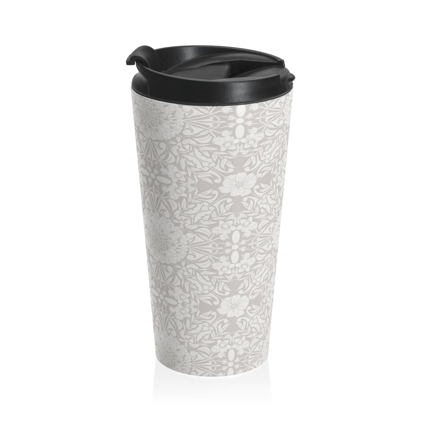 New Nouveau in Gray Stainless Steel Travel Mug