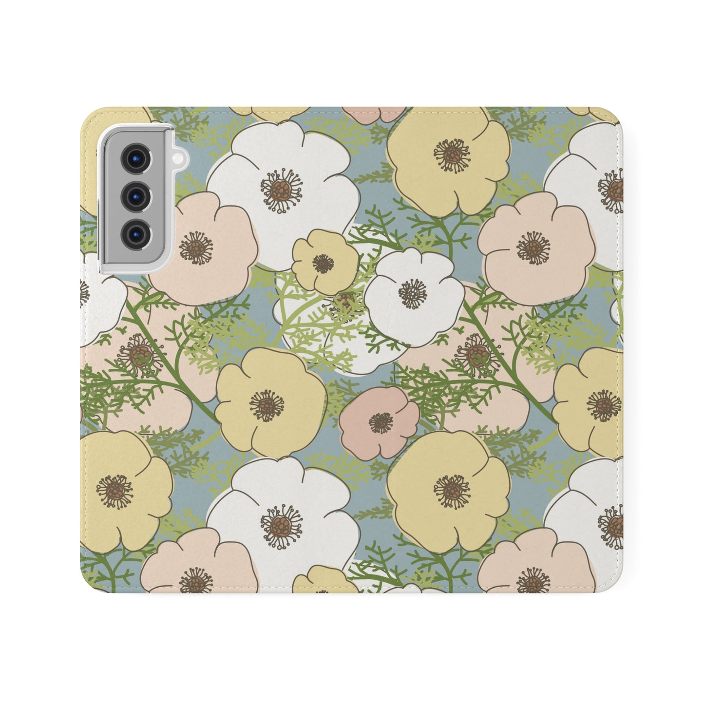 Playful Poppies Flip Cases for Samsung