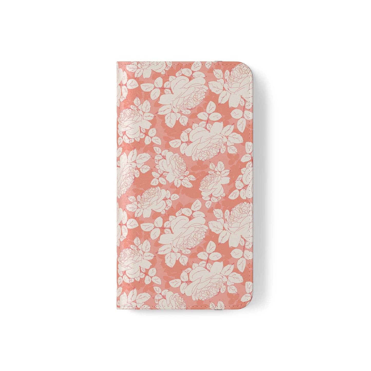 Peach and Cream Roses Flip Cases for Samsung