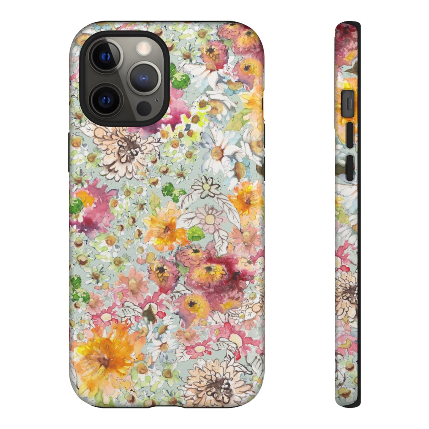 Farmhouse Floral Tough Cases for iPhone