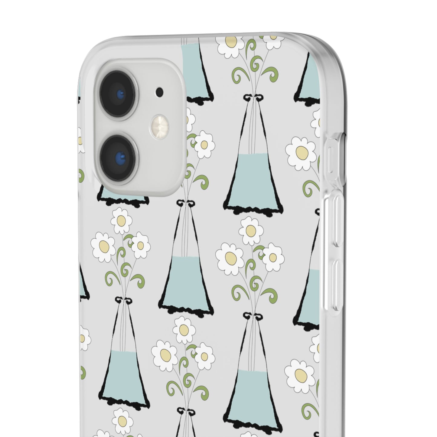 Daisies in a vase Flexi Cases for iPhone