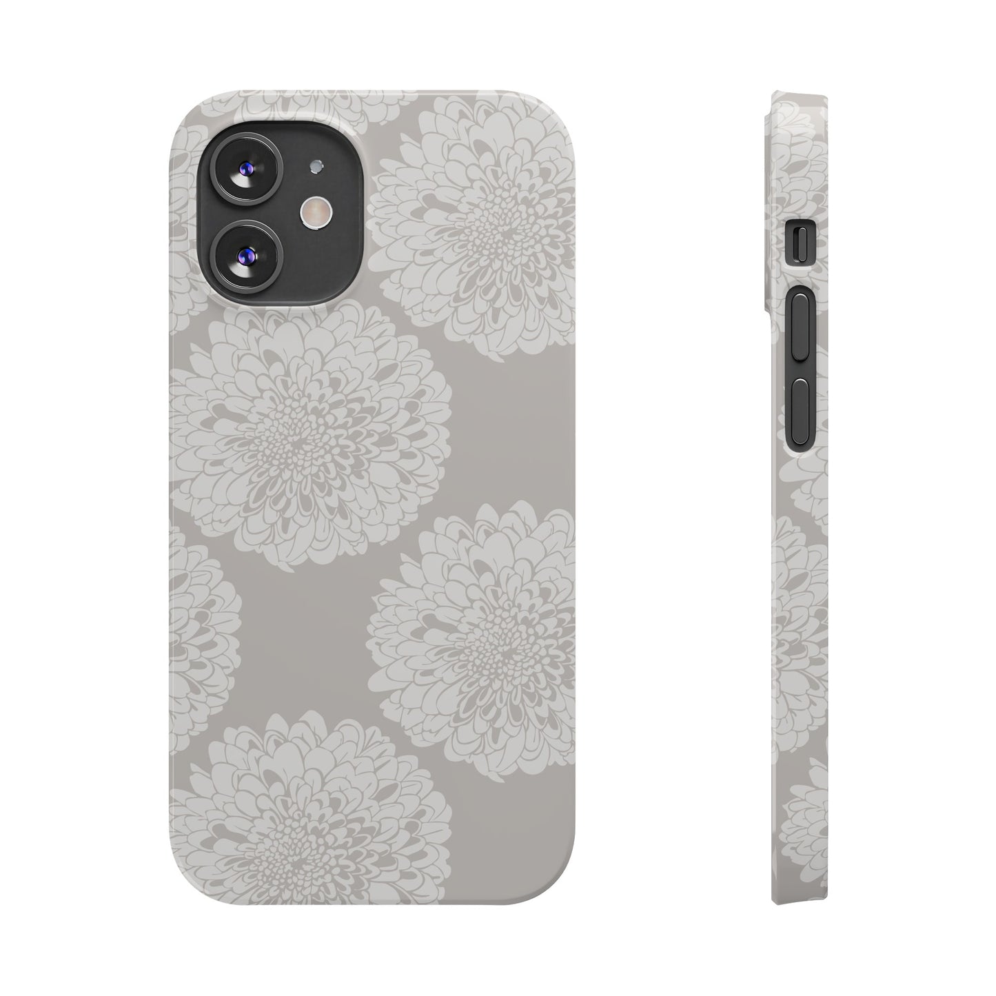 New Nouveau in Gray Slim Phone Cases