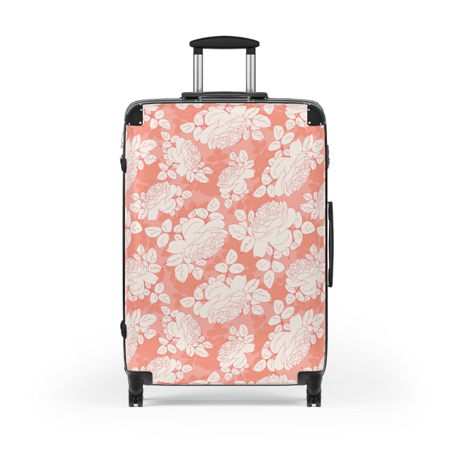 Peach and Cream Roses Suitcase