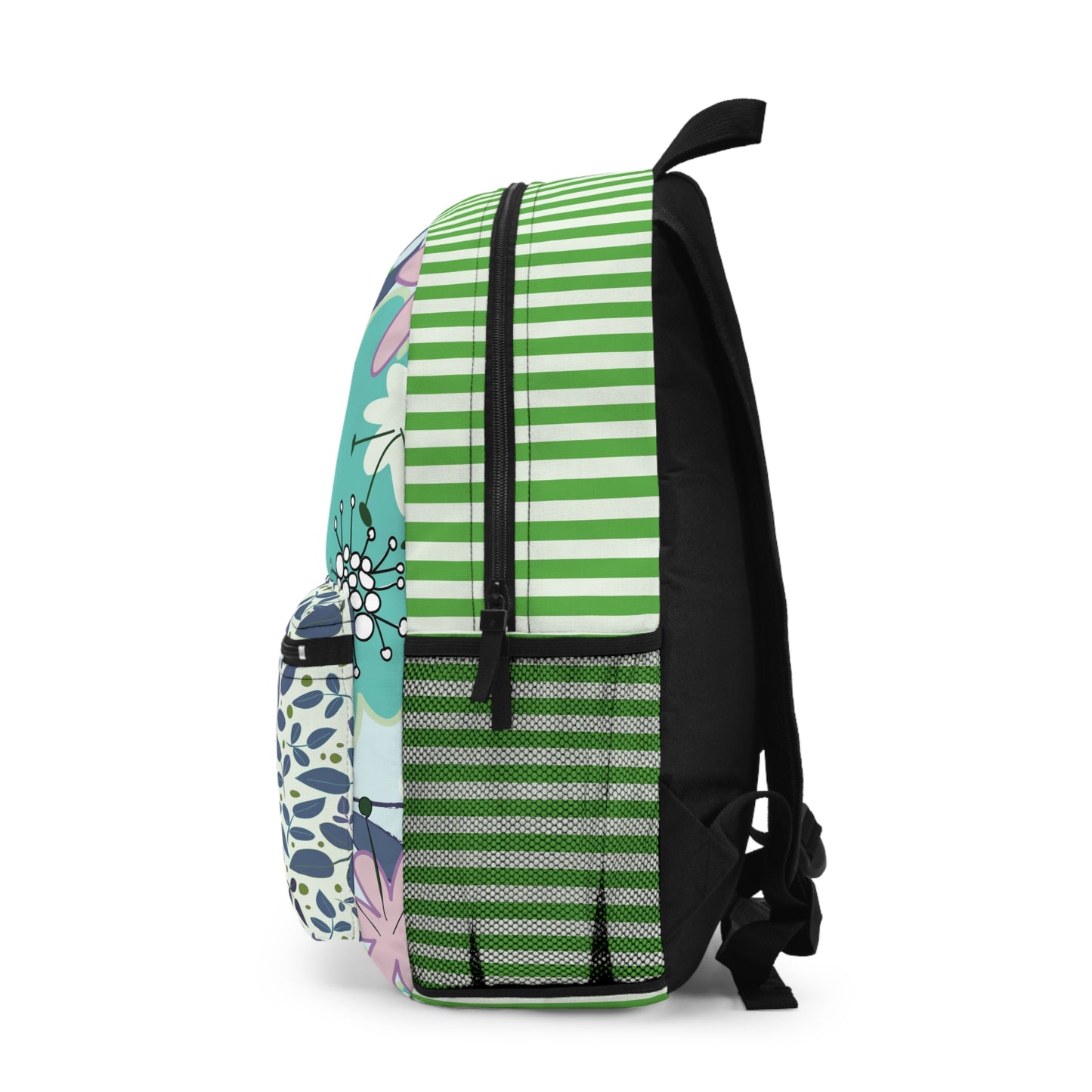 Mid Mod Floral in Blue and Green Backpack