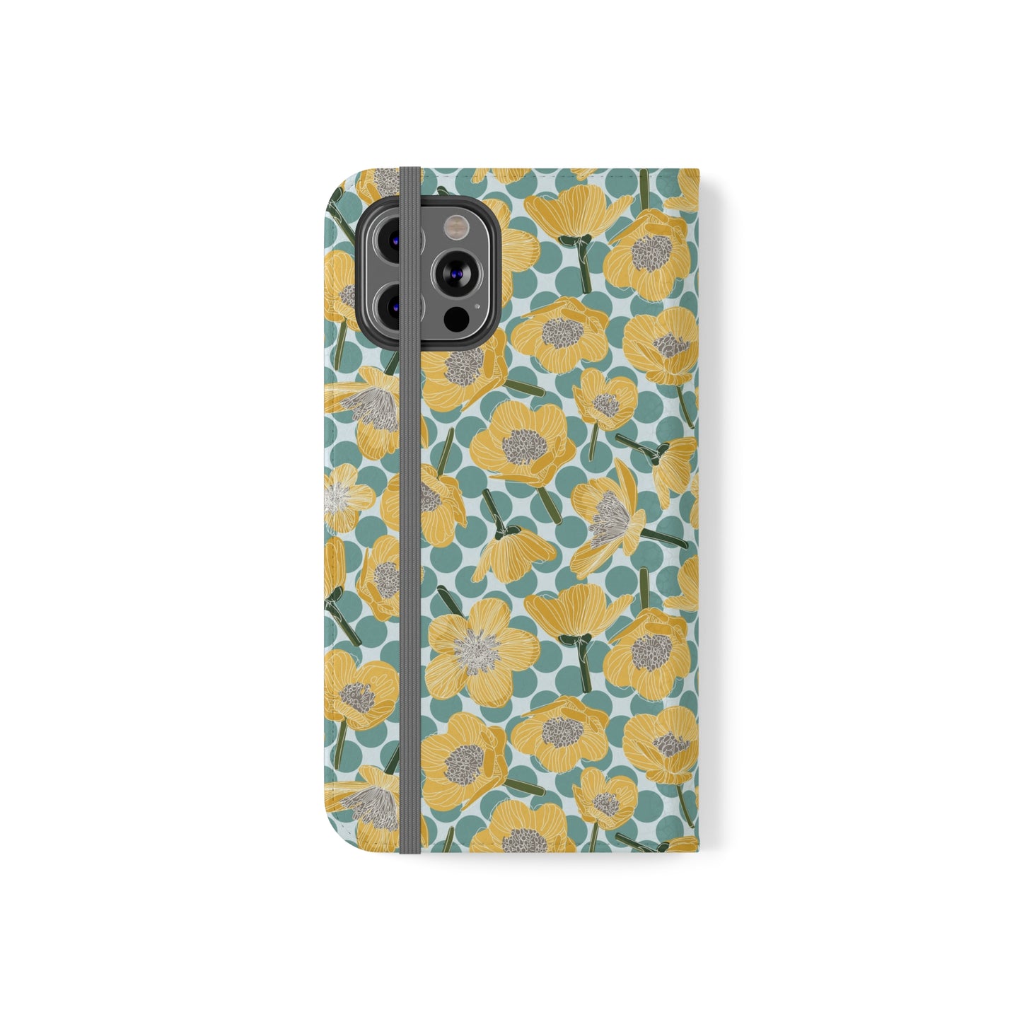 Buttercups and Polka Dots Flip Cases for iPhone