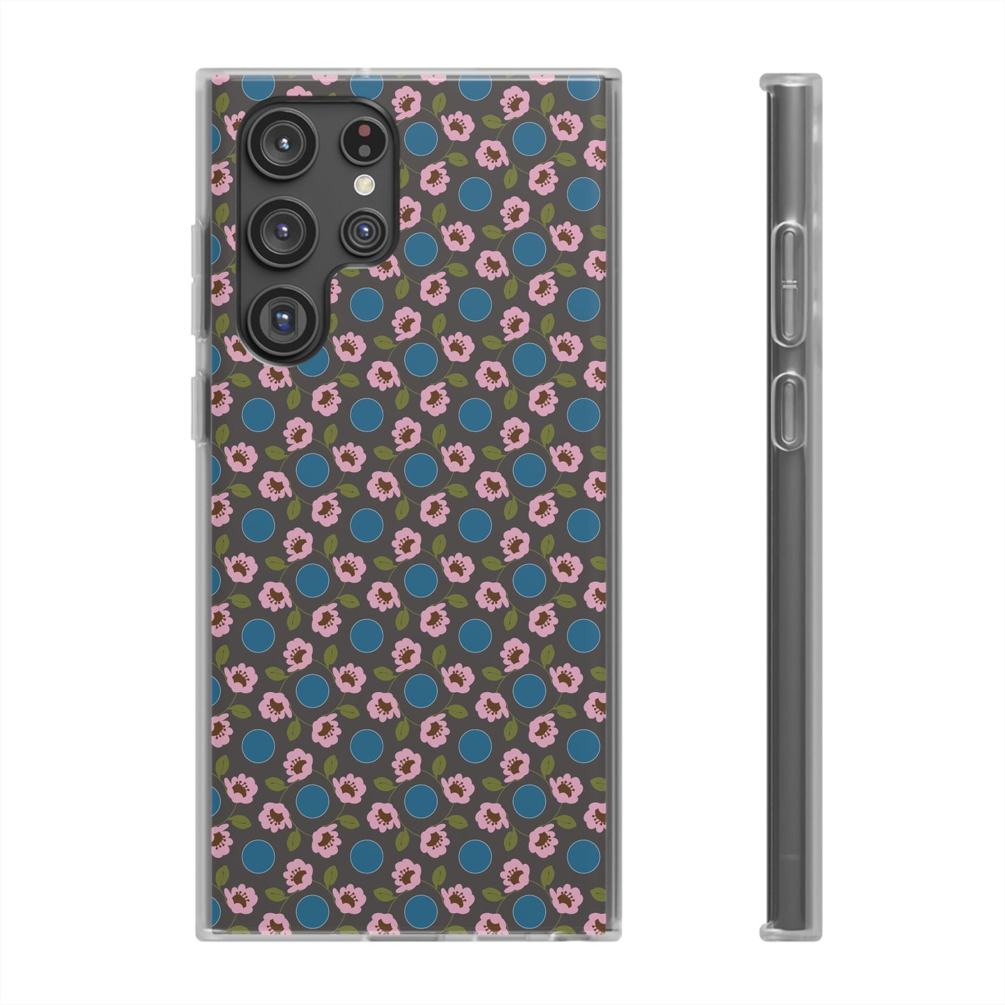 Wildflowers with Dots Flexi Cases for Samsung