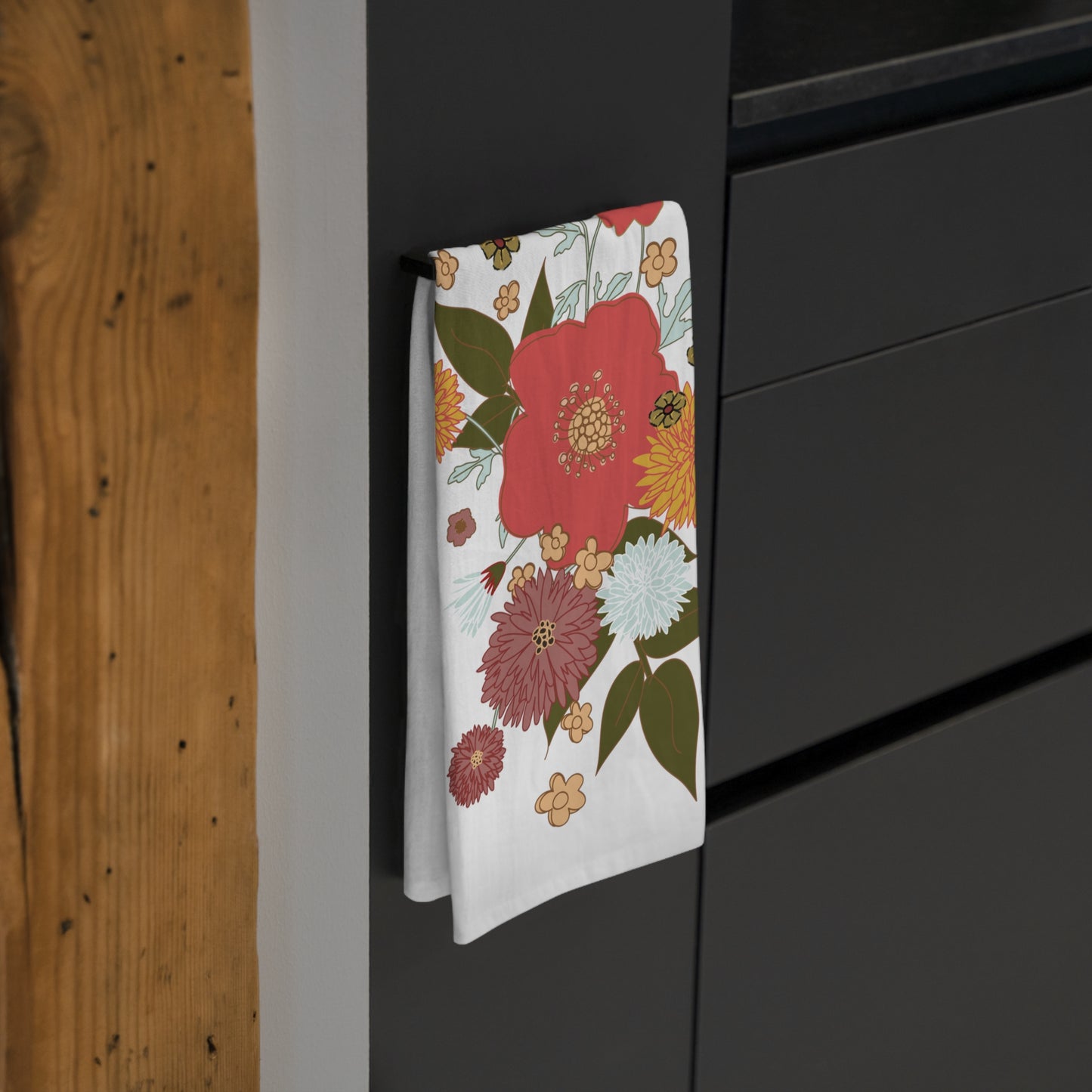 Floral Tea Towel