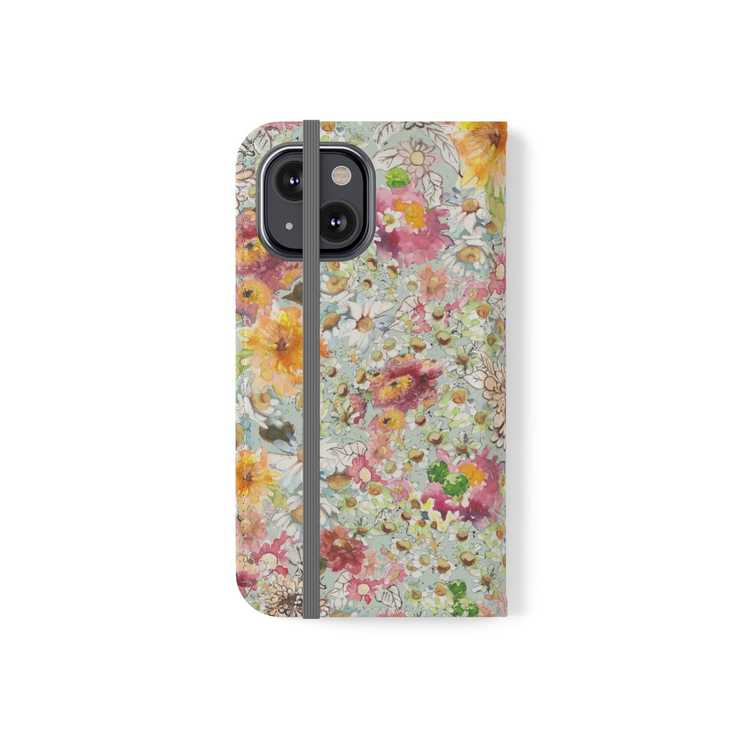 Farmhouse Floral Flip Cases for iPhone