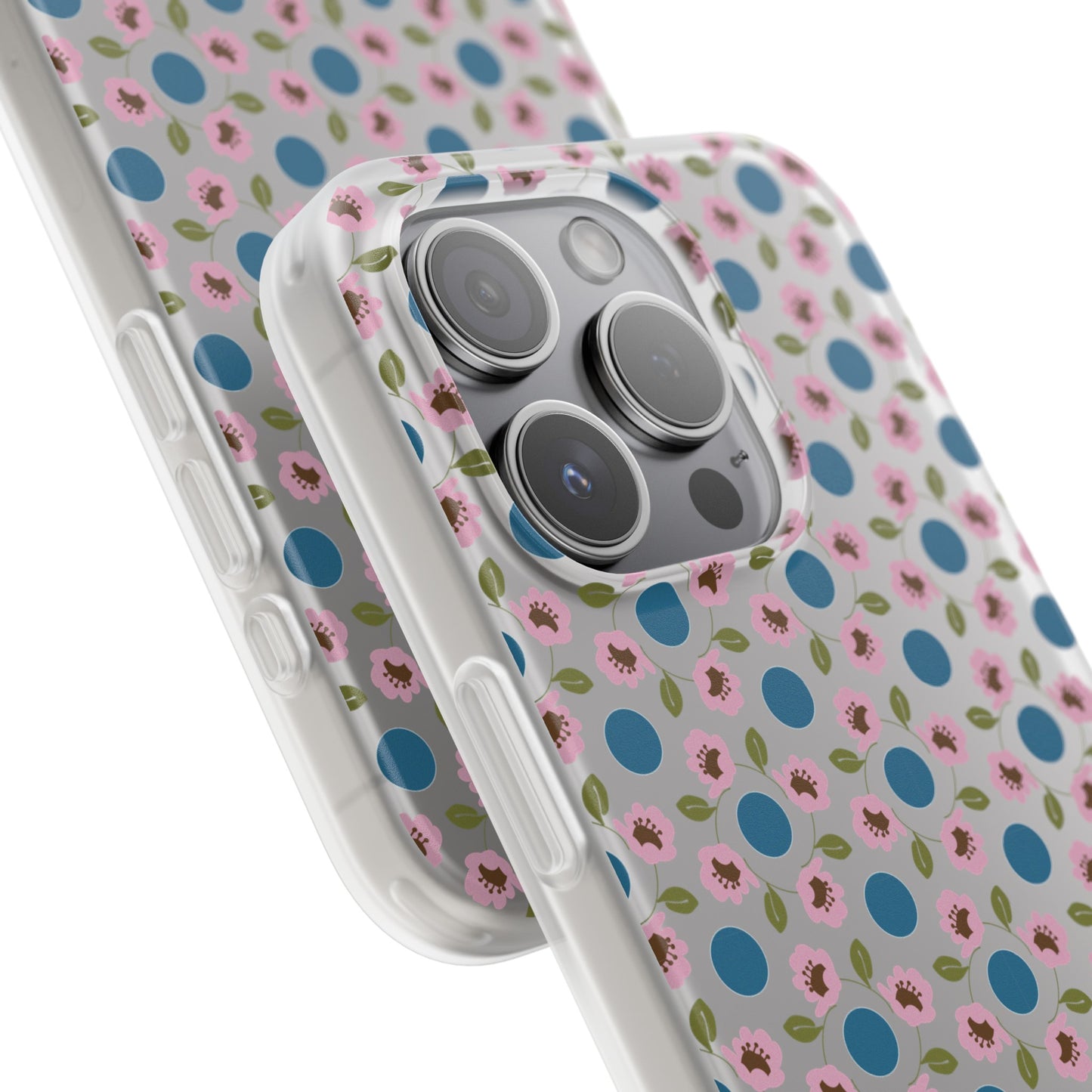 Wildflowers with Dots Flexi Cases for iPhone