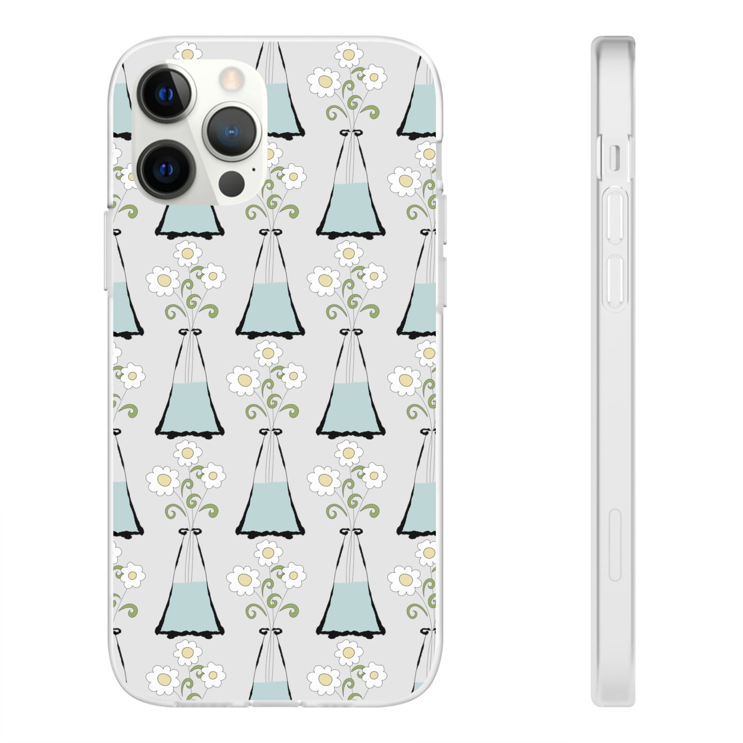 Daisies in a vase Flexi Cases for iPhone