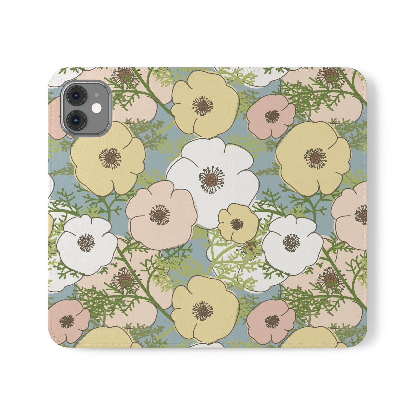 Playful Poppies Flip Cases for iPhone