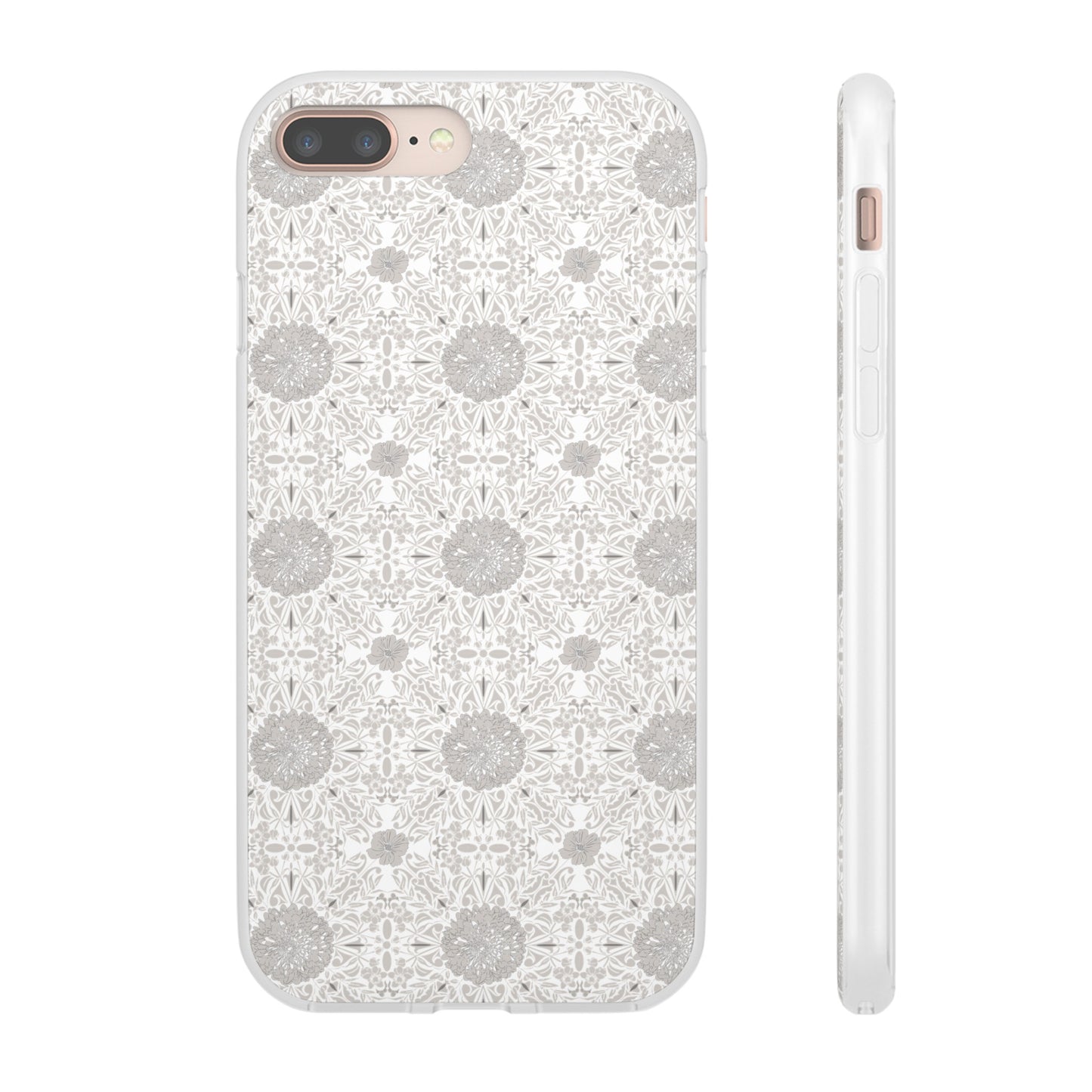 New Nouveau in Gray Flexi Cases for iPhone