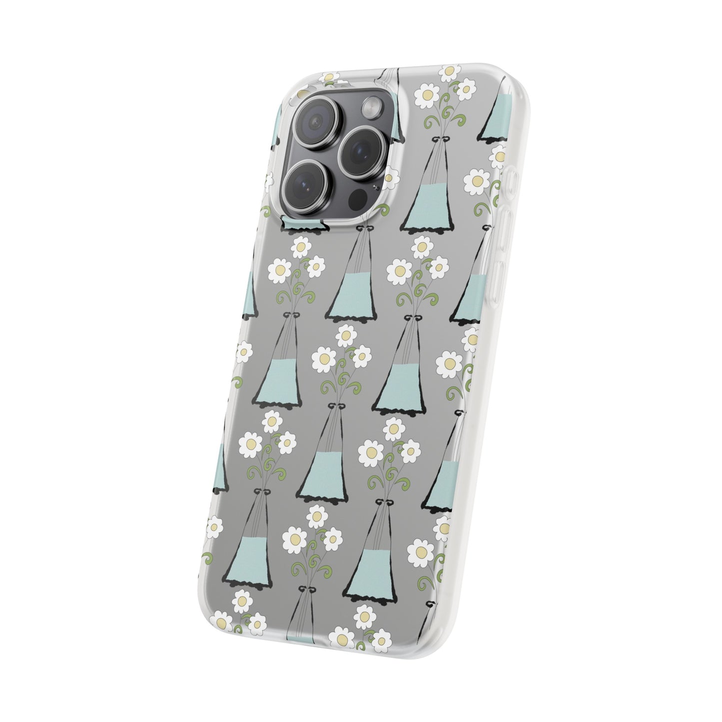 Daisies in a vase Flexi Cases for iPhone