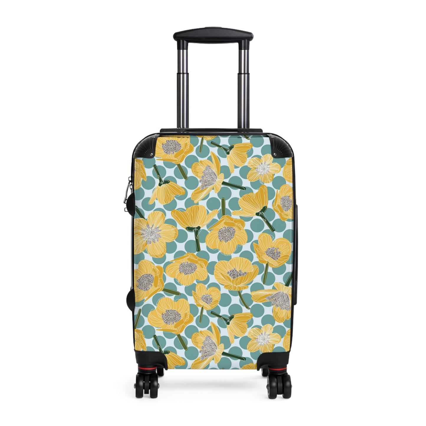 Buttercups and Polka Dots Suitcase