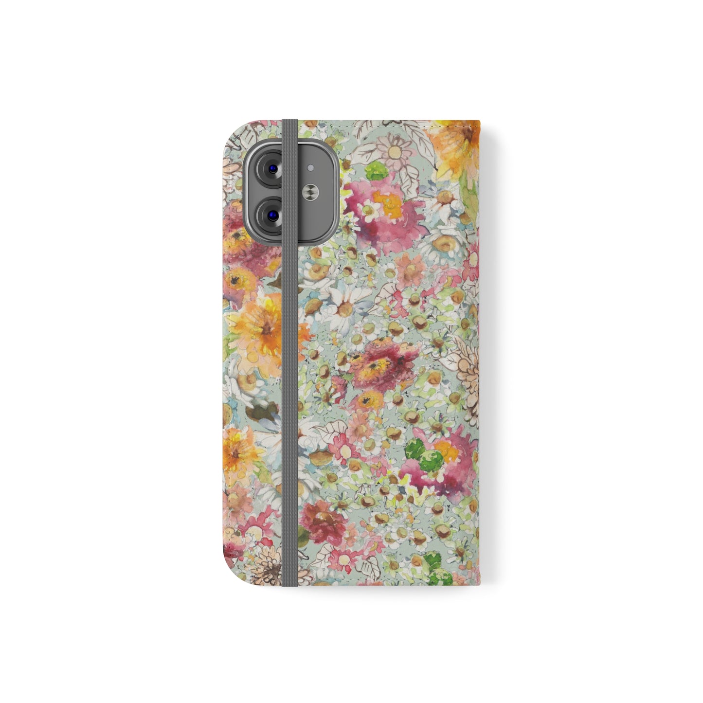 Farmhouse Floral Flip Cases for iPhone