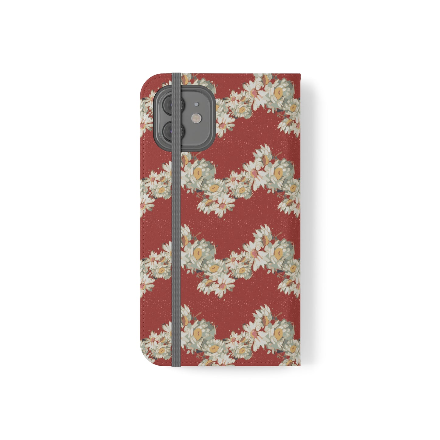 Daisies Stripe Flip Cases for iPhone