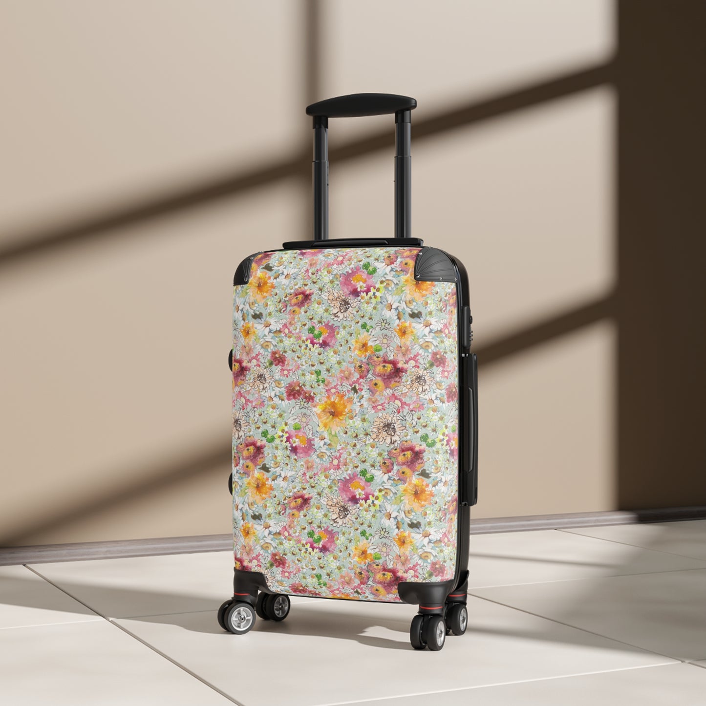 Farmhouse Floral Suitcase