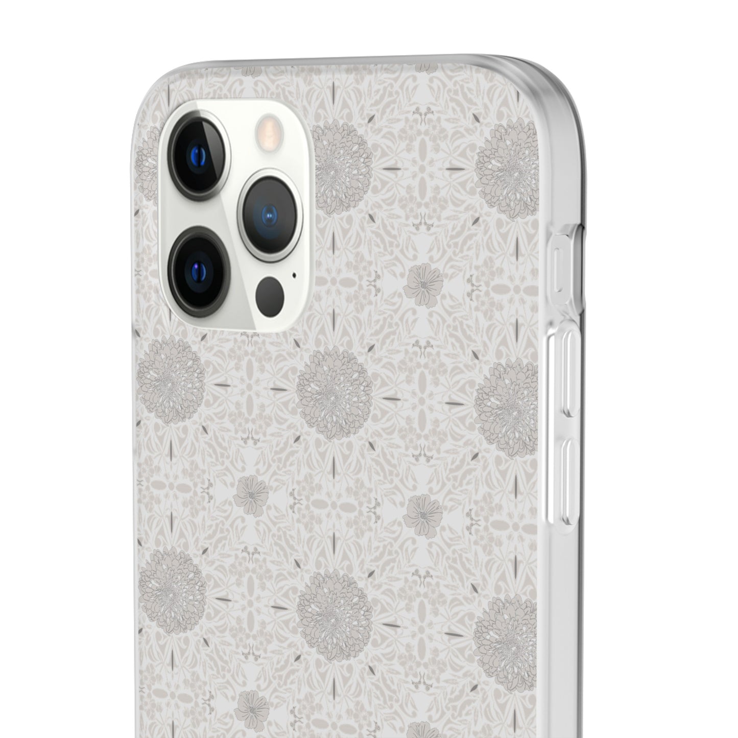 New Nouveau in Gray Flexi Cases for iPhone